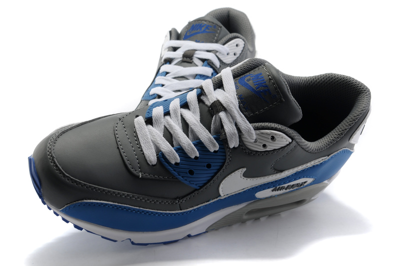 New Men'S Nike Air Max Blue/Lightslategray/ White